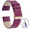 Originální kožený řemínek na hodinky 12/14/16/18/20/22 mm Minimalistický Plochý Tenký Elegantní Řemínek na hodinky Měkký Náramek na zápěstí