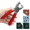 Professional Carbon Steel Leather Puncher Pliers For Belts Making Metal Grommet Crafting Leathercraft Punching Tool