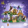 Non-Toxic Halloween Mini Pumpkin House Micro Model Building Blocks City Diy Pumpkin Carriage Set Bricks Toys For Children Gift