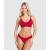 Gymshark Seamless V Neck Bralette Carmine Red B6a7k Rbqw