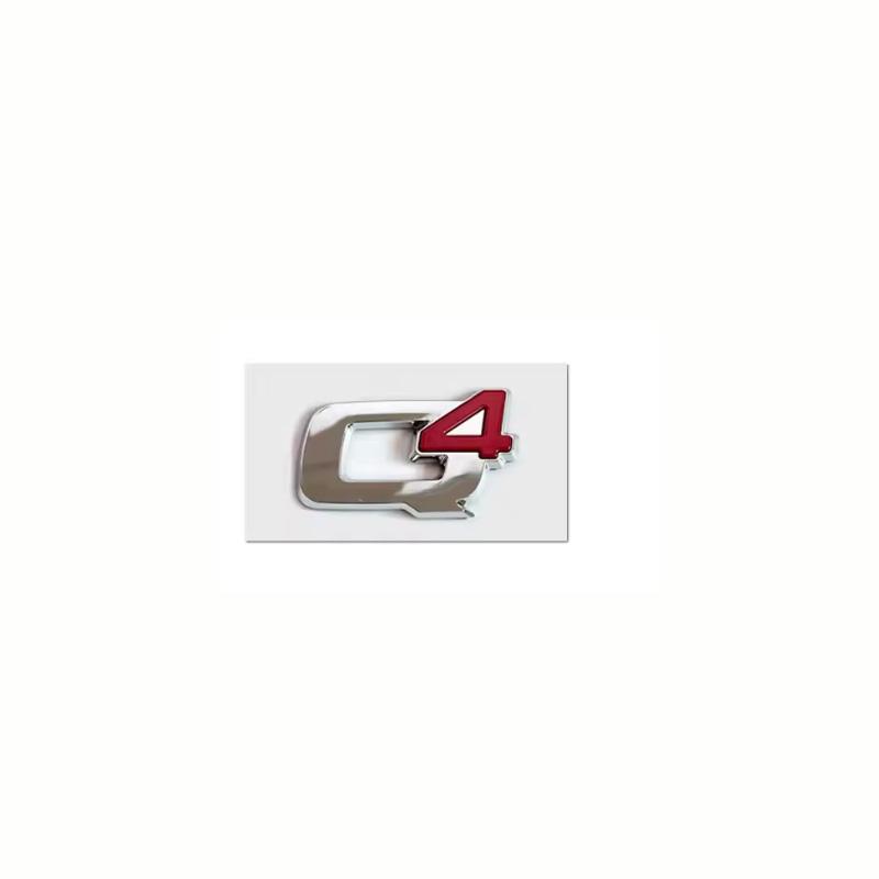 Car ABS Trunk Words Letters Logo Badge Emblem Decals Sticker For Alfa Romeo Giulia Stelvio Q2 Q4 Ti Veloce Auto Accessories