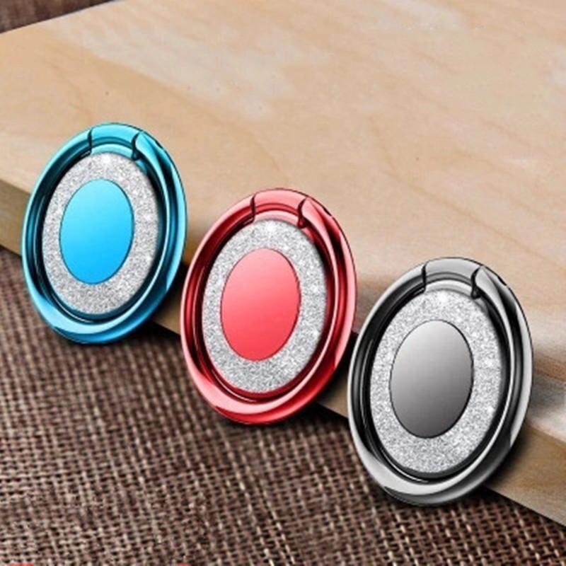 Křišťálový třpytivý bling diamantový držák prstenu pouzdro na telefon pro IPhone X XR XS Max 8 7 6 6S Plus Samsung Galaxy S9 S10 S10e Příslušenství