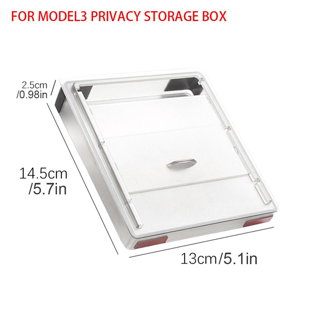 

Ящик для хранения в подлокотнике для Tesla Model 3 2019-2022 Модель Y Скрытый ящик для хранения Центральная консоль Органайзер Аксессуары для салона автомобиля прозрачный