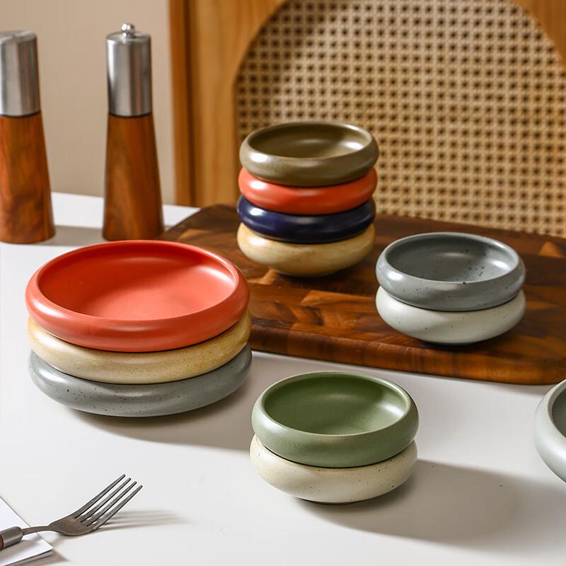 Jingci 4.5-inch Coarse Pottery Sauce & Side Dish