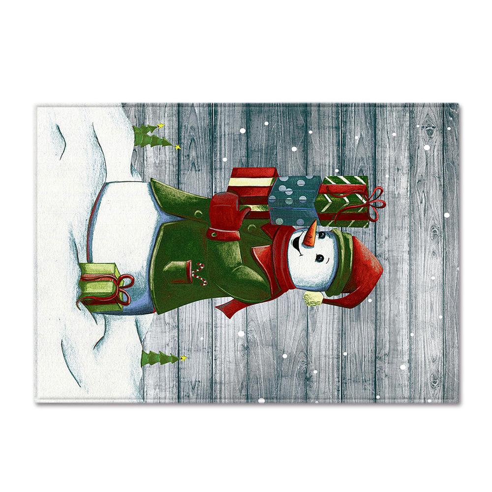 Living Room Carpet Merry Christmas Bedroom Floor Mat Doormat For Europe And The United States