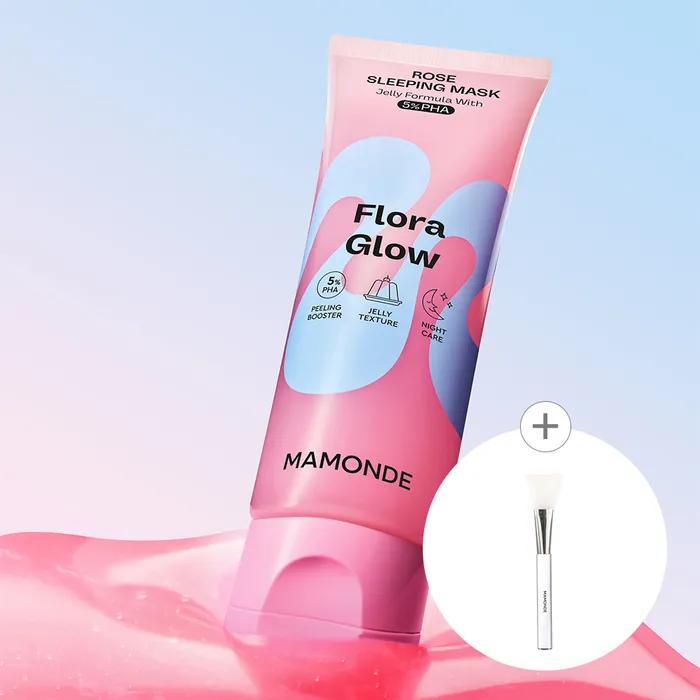 Flora Glow Маска-носочек для лица Роза 80г