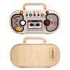 Interactive LED Wooden Busy Board: Children's Early Education Toy with Switches & Sockets
