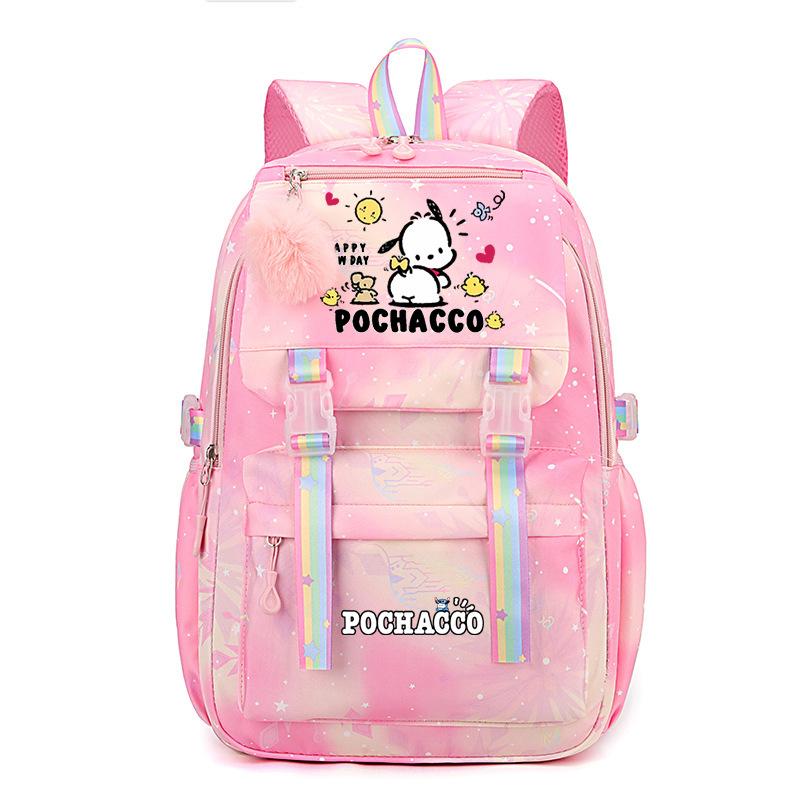Pochaco Pacha Dog Cartoon Cute Backpack Sweet School Style Schoolbag