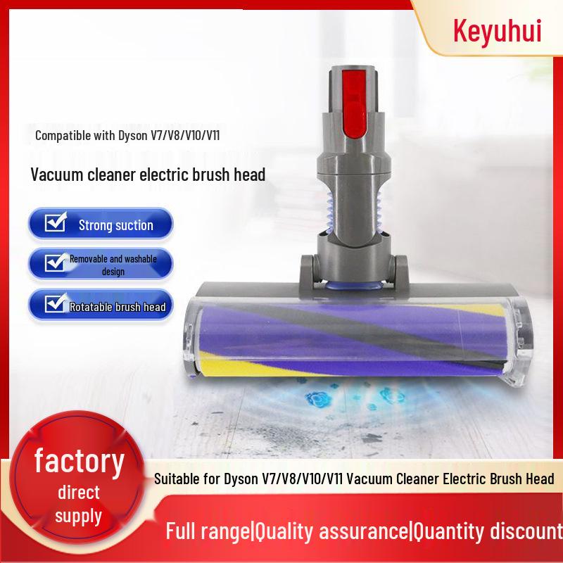 Dyson Vacuum Soft Velvet Roller Brush Head & Nozzle Accessories for V7, V8, V10, V11 Models