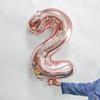 32 Inch Rose Gold Digital Aluminum Film Balloon Decoration Birthday Party Wedding Decoration Scene Aluminum Film Balloon