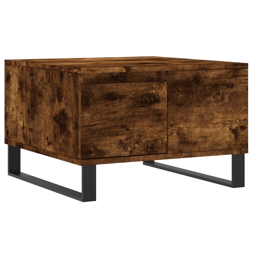 Coffee Table Smoked Oak 55x55x36.5 cm Particleboard