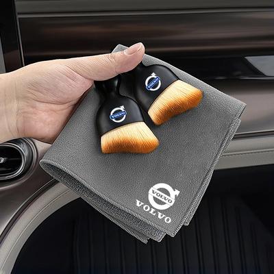 Ferramentas de Limpeza para Interior de Carro Toalhas de Lavagem de Microfibra Escova de Limpeza Para Xc60 Xc90 V40 V60 S60 V50 V90 S80 C40 XC40 V70 XC70