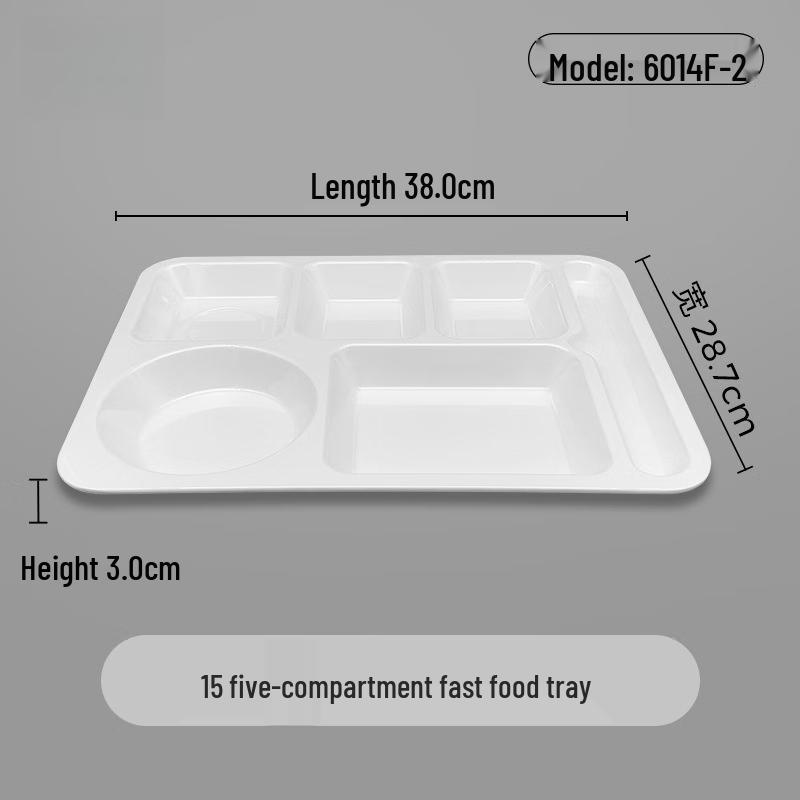 Melamine Divided Cafeteria Tray