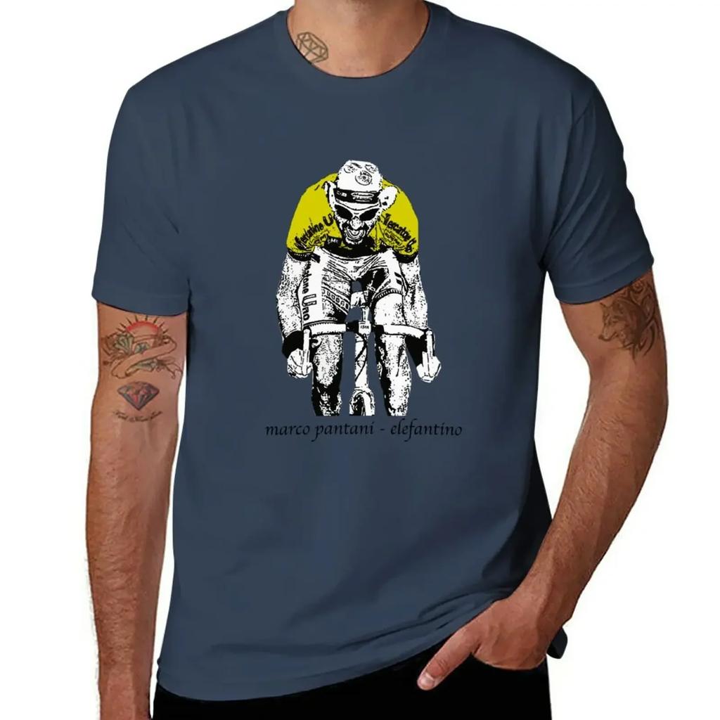 Oversizeds schattige tops T-shirt heren Le Tour: Marco Pantani T-shirt harajuku herenkleding grafische t-shirts KATOEN
