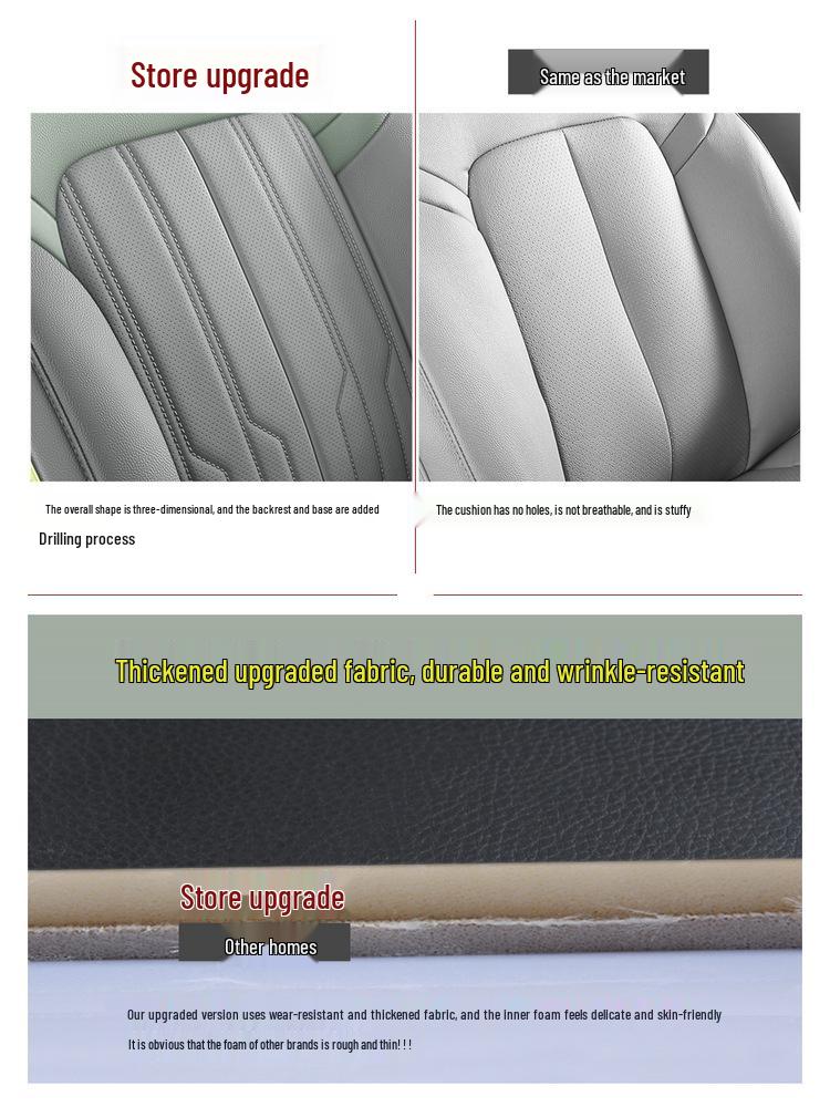 Beijing BJ40 Full Leather Car Seat Cushion - Four Seasons Universal Model