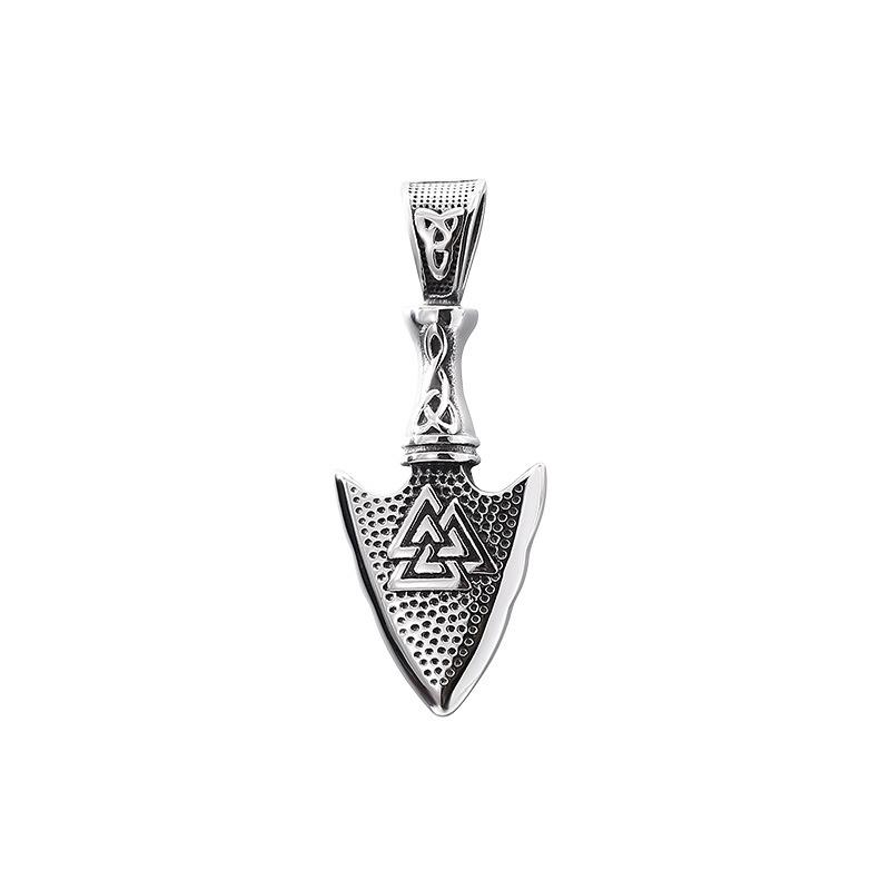 Cross Necklace Nordic Mythology Eye of Horus Necklace Retro Viking Trident Pendant Men