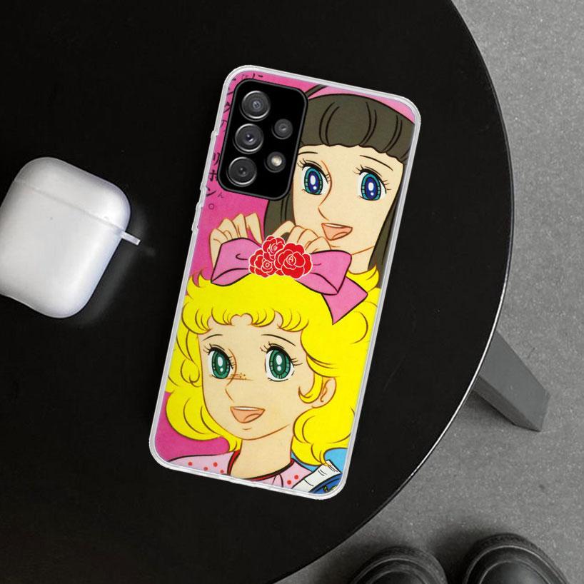 Anime Candy Phone Case Cover for Samsung Galaxy A12 A22 A32 A52 A72 A02S A51 A50S A31 A20S A10S Note 20 Ultra 10 Plus Galaxy A12