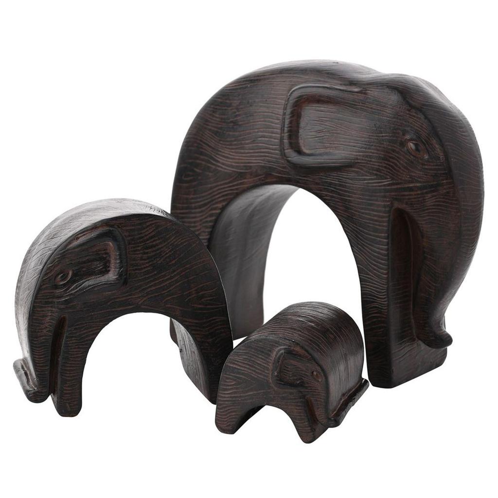 Naturecraft Set of 3 Nesting Elephants