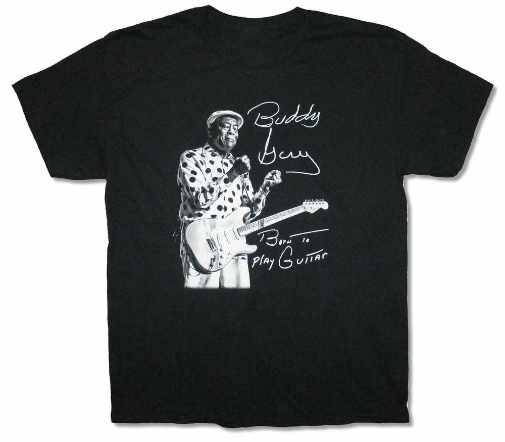 Buddy Guy Concert T-shirt Black Cotton All Sizes S-5XL Unisex T-Shirt