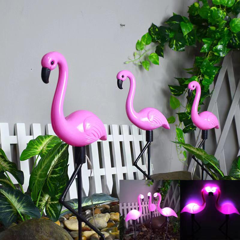 Solar Flamingo Garden Stake Light - Outdoor Decoration for Villas and Lawns