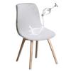 Diamond Jacquard Waterproof Shell Chair Cover Eames Curved Chair Cover Cover Hotel Club Wholesale Tables and Chairs