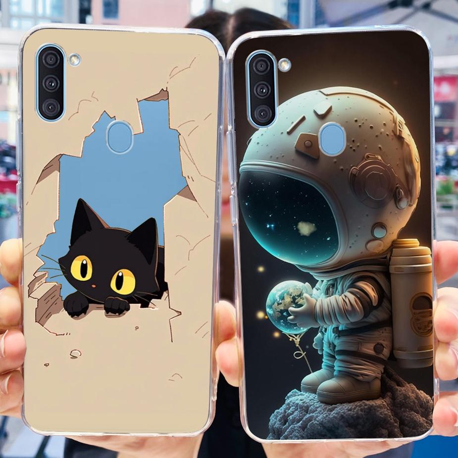 For Samsung Galaxy A11 Case SM-A115F Popular Painted Cover Soft Silicone Phone Case For Samsung A11 M 11 Galaxy M11 M115F Fundas