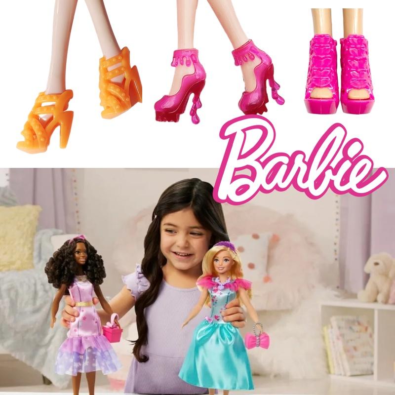 30cm Lele Doll High Heel Shoes Black Sandals Girls Role Play Toy Accessories