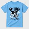 Get Rich Graphic Tee - Best T-Shirts To Wear with Jordans Foams Pro UNC