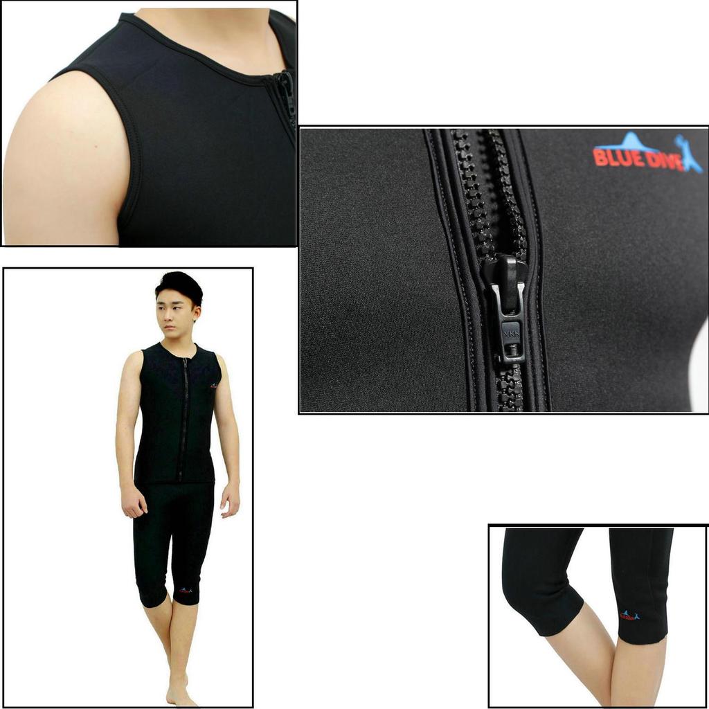 2mm Winter Wetsuit Vest for Snorkeling and Swimming - Warm, Cold Protection Underwear Available Now