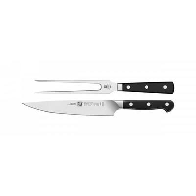 Carving Set - ZWILLING - Pro 38430-003 - Slicer 20 Cm - Fork 18 Cm - FRIODUR Steel