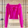 New Autumn Winter Style Fashionable Sweater Top for Women with Unique and Beautiful Soft and Glutinous Inner Short Sweater
