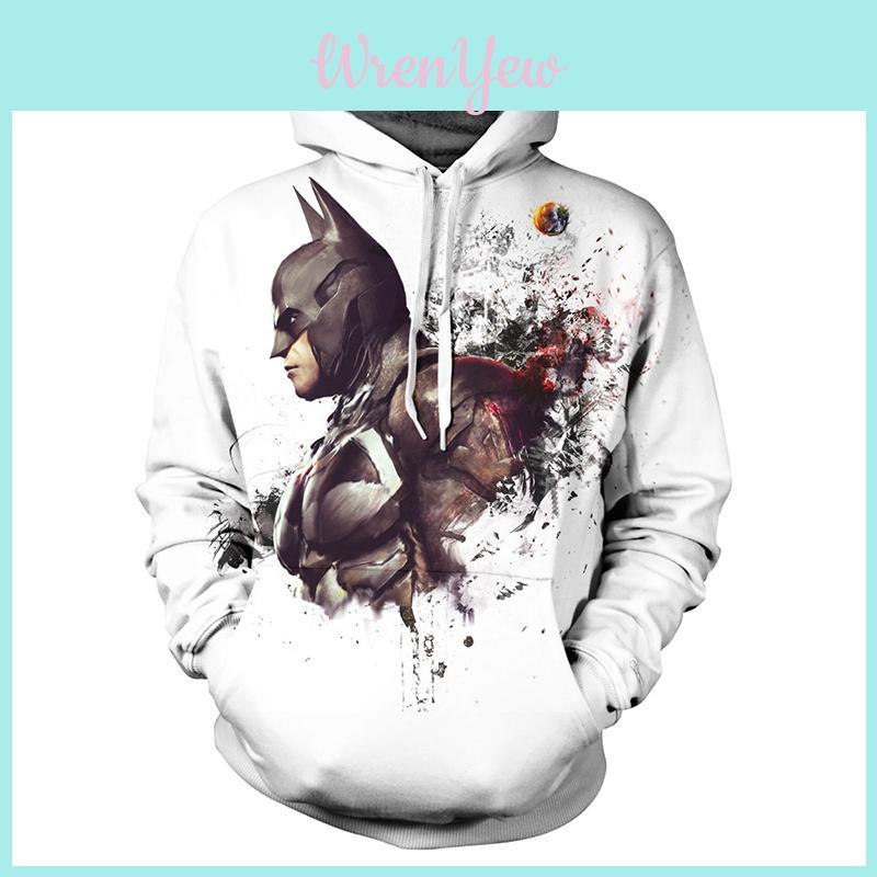 Premium Quality Superhero Batman 3d Print Hoodie Sweatshirt For Women And Men M-4xl