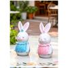 Easter Table Centerpiece Resin Bunny Figurine Hand-Painted Figure Easter Theme Resin Material Modern Minimalist Style