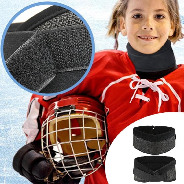 Air Permeable And Flexible Ice Hockey Neck Guard Neck Piece For Juvenile Hockey Enthusiasts With Cut Resistant Quality