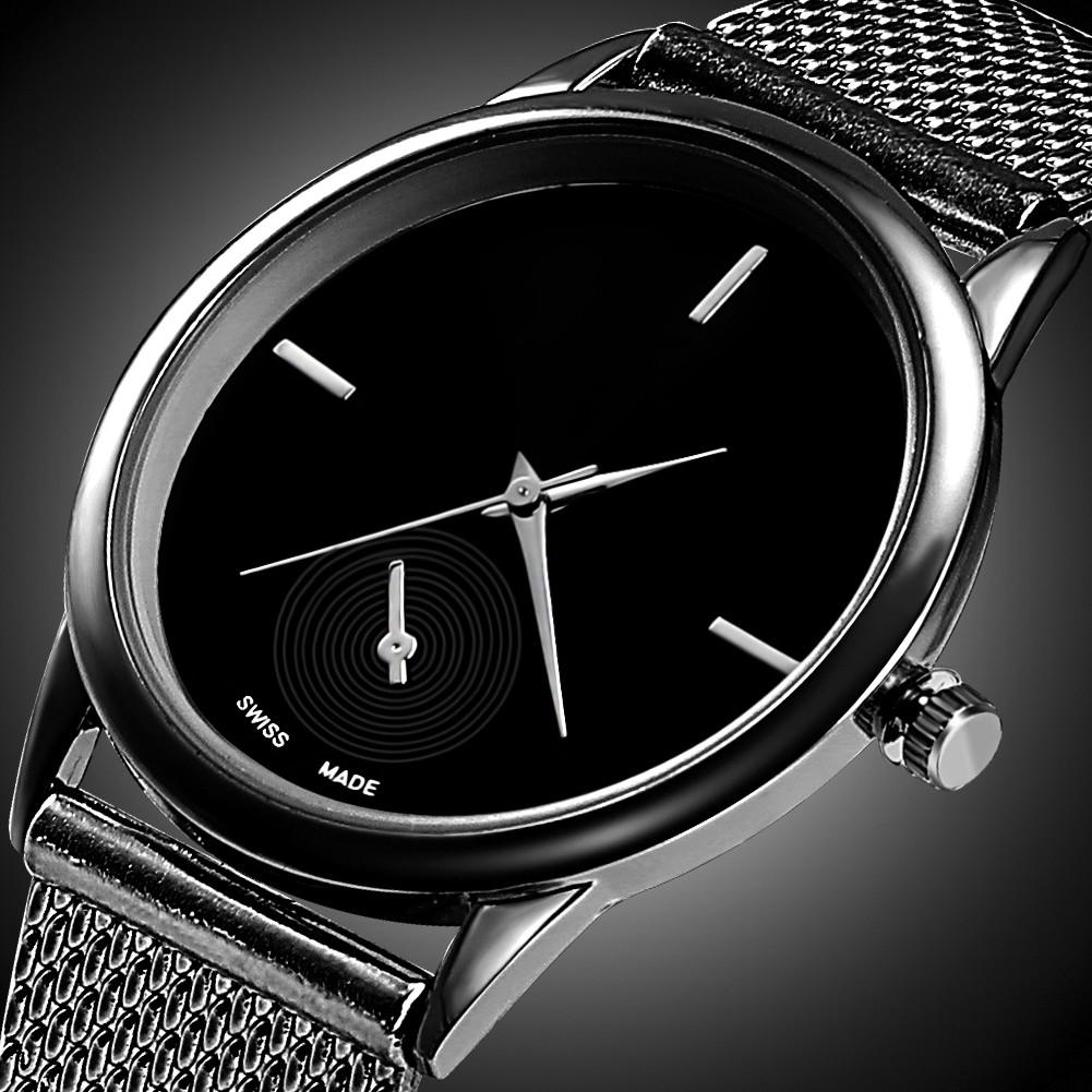 

Современные женские часы с сетчатым ремешком