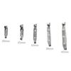 60/80/100 Stück Neue Metall-Stiftleisten Silber DIY Bastel-Anstecknadeln Rückseiten 15/20/25/32/38/45mm Broschenverschluss-Stifte Nähzubehör