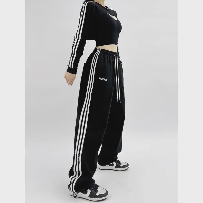 Pantaloni de trening coreeni retro Street Hip-Hop Jazz Dance pentru femei