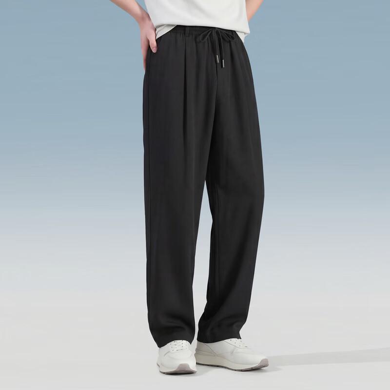 Judger Men s Linen Tencel Blend Drawstring Casual Pants XL