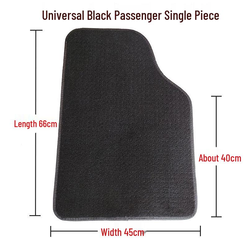 3D Surround Car Floor Mat - Main Driver, Anti-Slip, Suede, Universal Fit