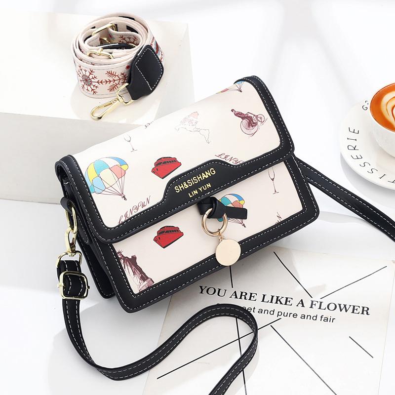 2025 New Small Bag Cute Fairy Small Square Bag Ins Shoulder Messenger Bag Female Texture