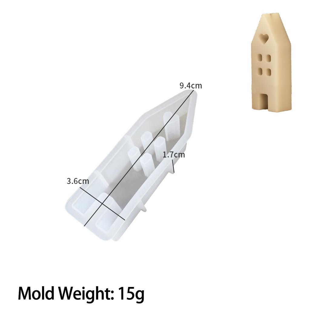 Simplicity Angel House Silicone Mold Chocolate Lollipop Cake Decor Mould Easter Rabbit Candle Resin Concrete Molds Home Decor