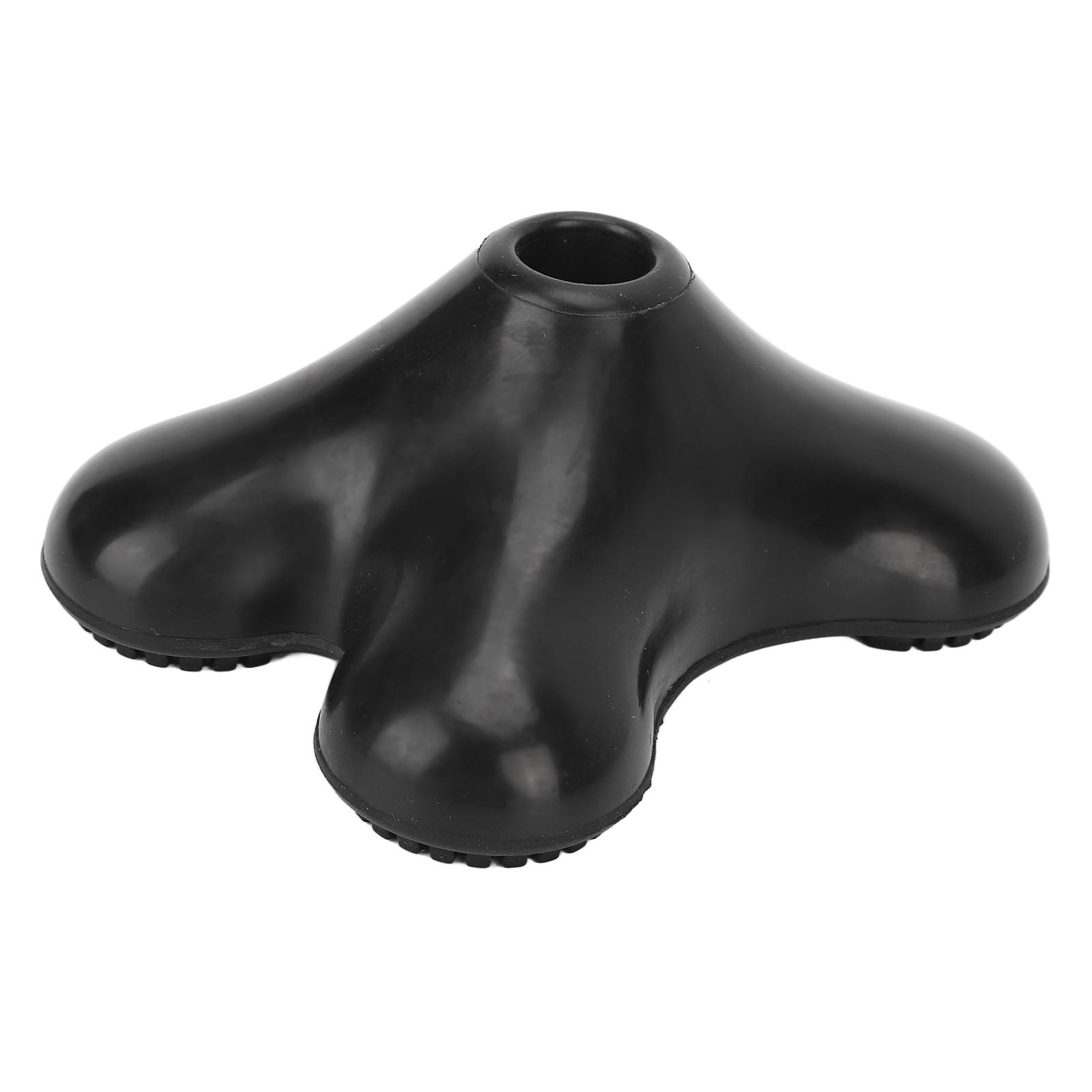 

19 мм наконечник трости Quad резиновый утолщенный нескользящий износостойкий компактный сменный наконечник костыля для