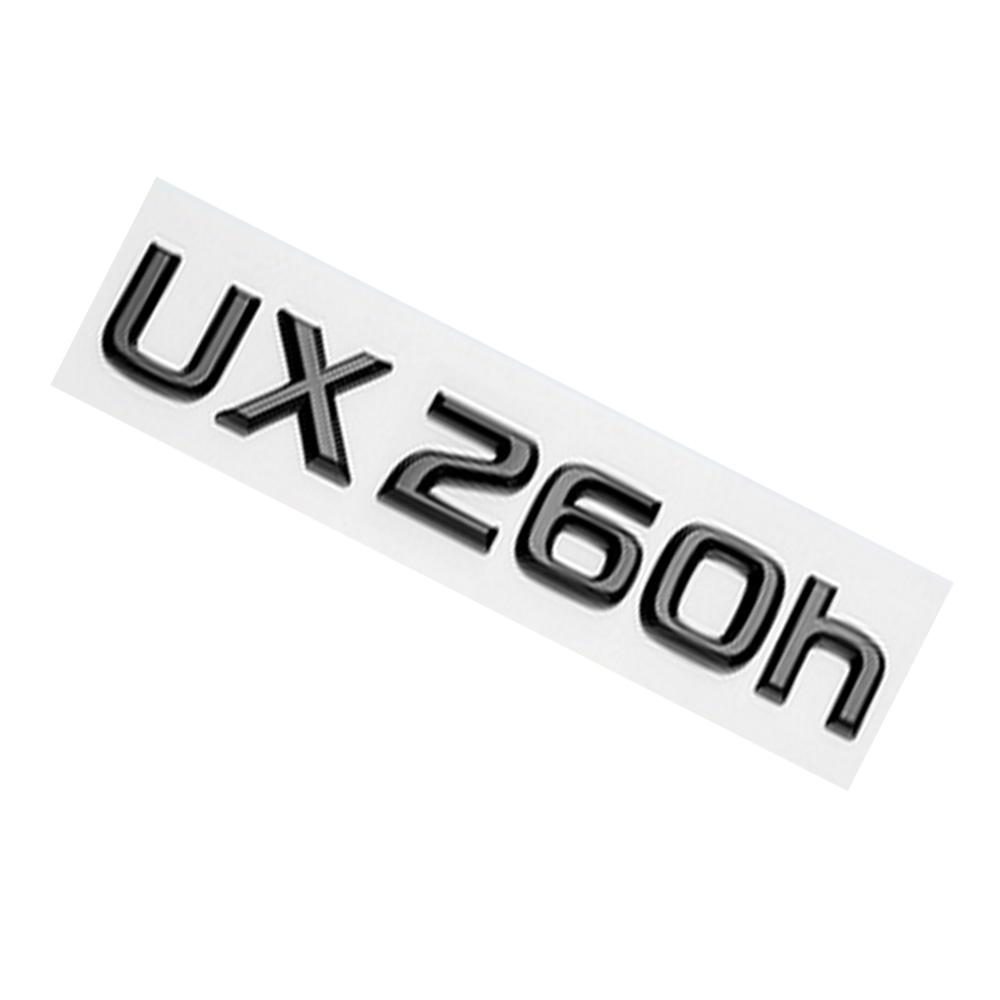 3D ABS Car Trunk Luggage Letter For Lexus UX200 UX250H UX260H HYBRID Logo Sticker Accessories Adhesives Badge Style Stickers