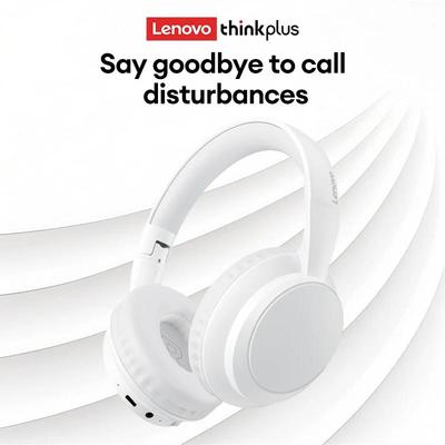 NEW Lenovo TH11 Wireless Headphones Head-mounted Bluetooth Earphone HIFI Stereo Music Game Noise Reduction Earbuds 24H Long Endurance Headphones