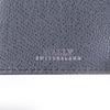 Pristine BALLY Bifold Wallet Logo Embossing Gray Leather Mens Used