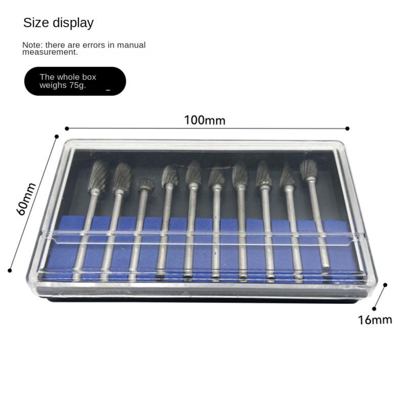 3*6mm Tažení kovu Frézka z tvrdokovu Rotační nástroj Fréza CNC Gravírování Brusné nástroje Kovové obrábění Frézování Leštění