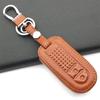 Leather Smart Key Case for Specially Perfect for Preventing Leather Key [IKT] Daihatsu/Toyota Vehicles, 2-button, Brown, Tanto/Move/Move Custom/Move