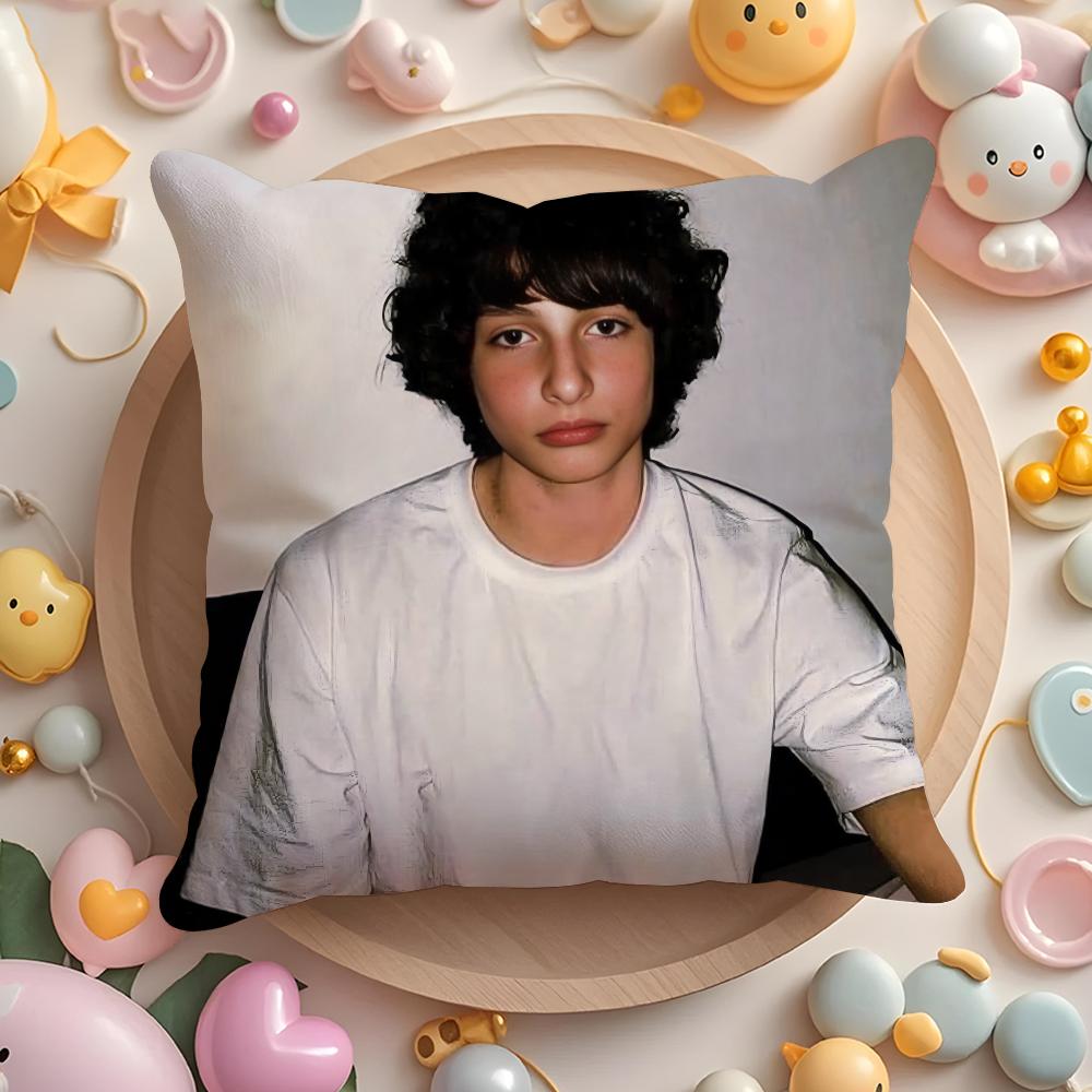 Custom F-Finn WolfhardS Cushion Cover Home & Car Multi-Scene Pillow Cover - Reversible, Soft & Durable for Daily Use