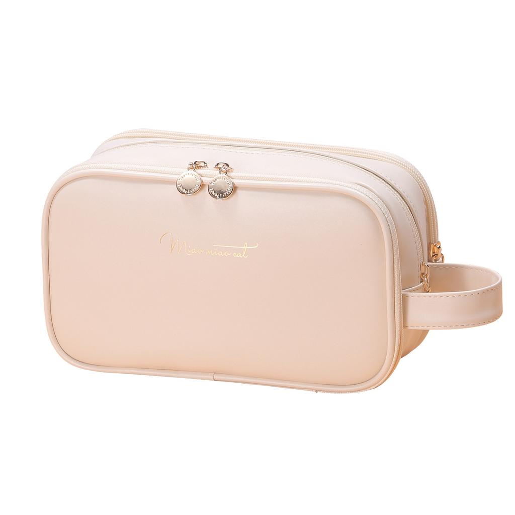 Solid Portable Color Makeup Bag With Large Capacity And Multifunctional Travel