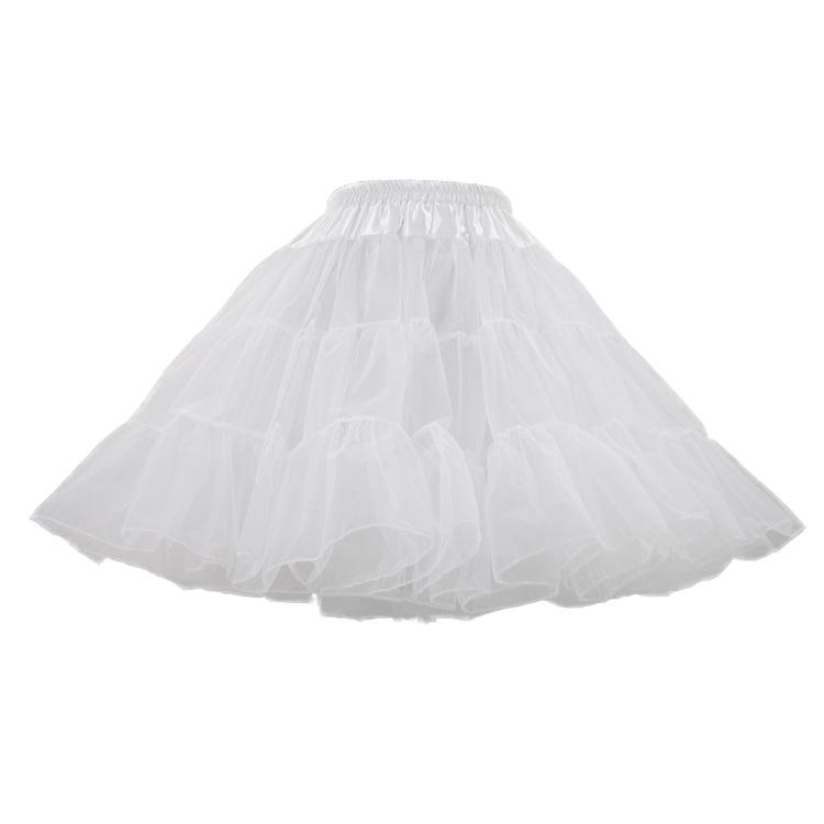 Dreilagiger Lolita Mesh Tutu Unterrock mit Kristallgarn